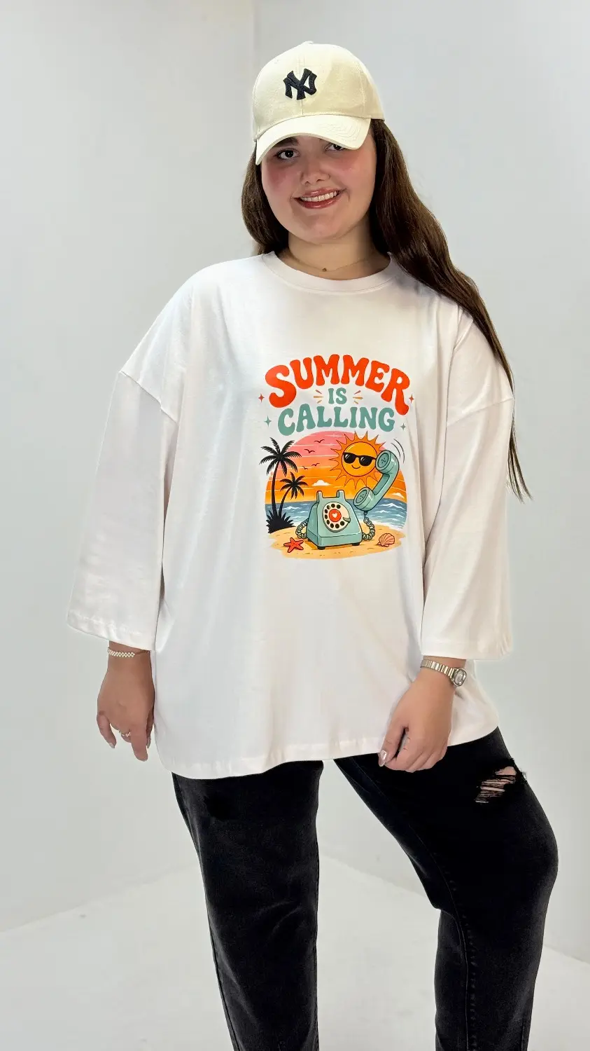 تیشرت باکسی سایز بزرگ 👕